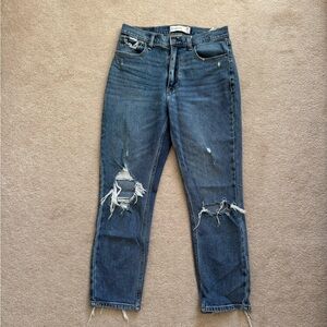 Abercrombie & Fitch Ripped Mom Jeans